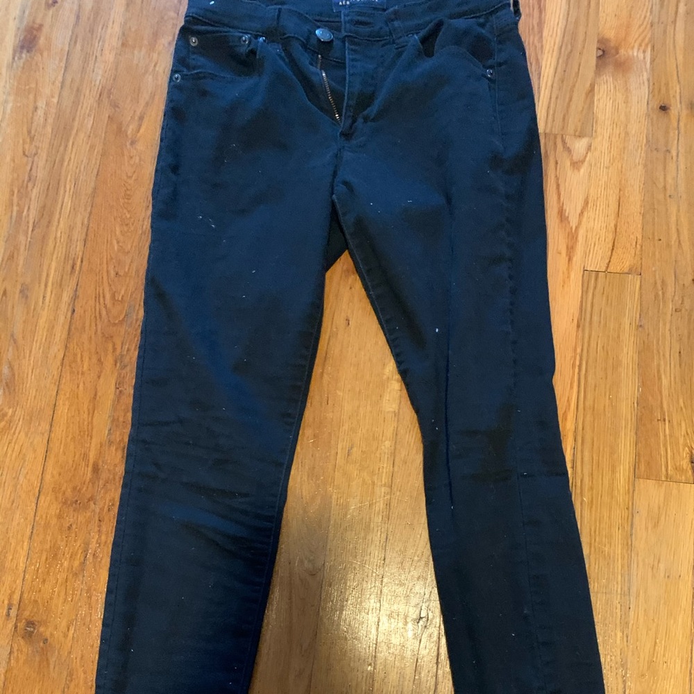 Aeropostale black high waisted jeans